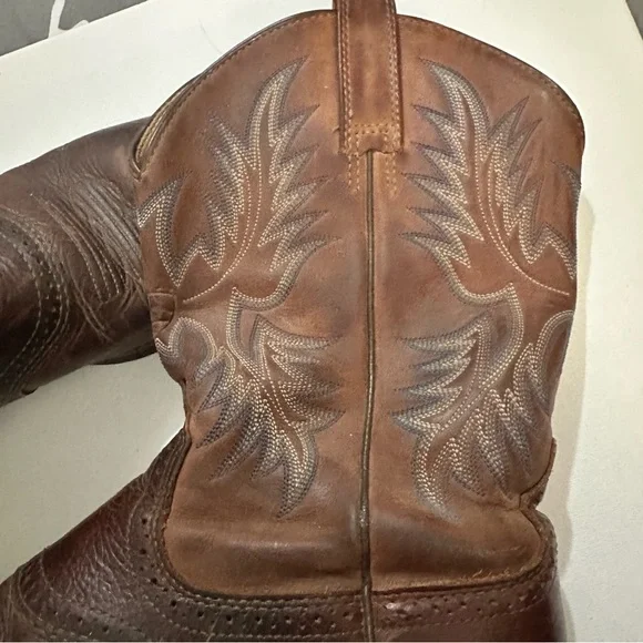 Ariat Heritage Stockman Western Boot Men's Round Toe Leather Boots Size 11.5 D - Picture 9 of 12